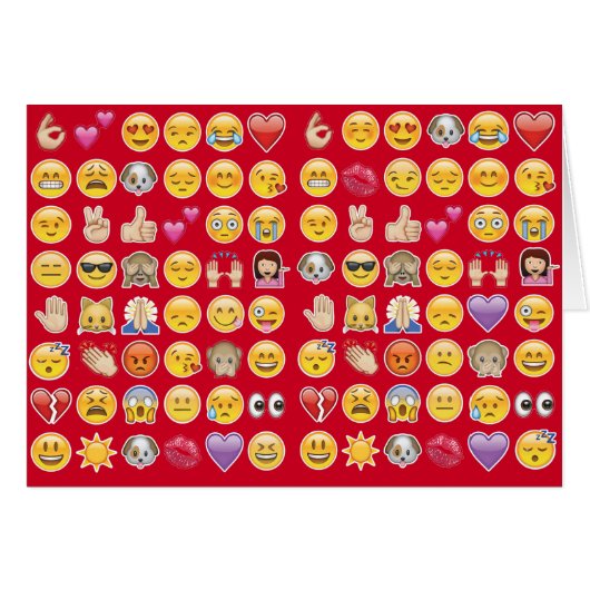 red emoji cards (Front Horizontal)