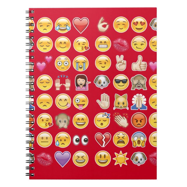 red emoji notebook (Front)