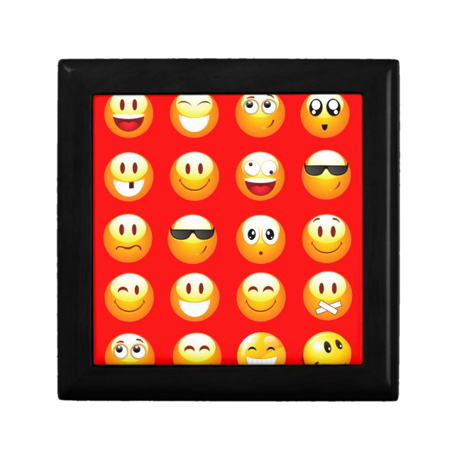red emojis jewelry box (Front)