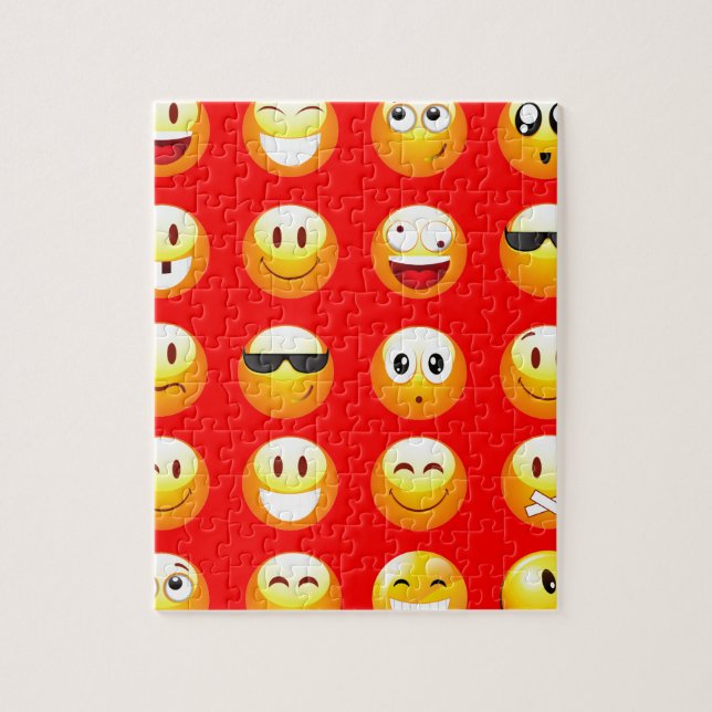 red emojis jigsaw puzzle (Vertical)