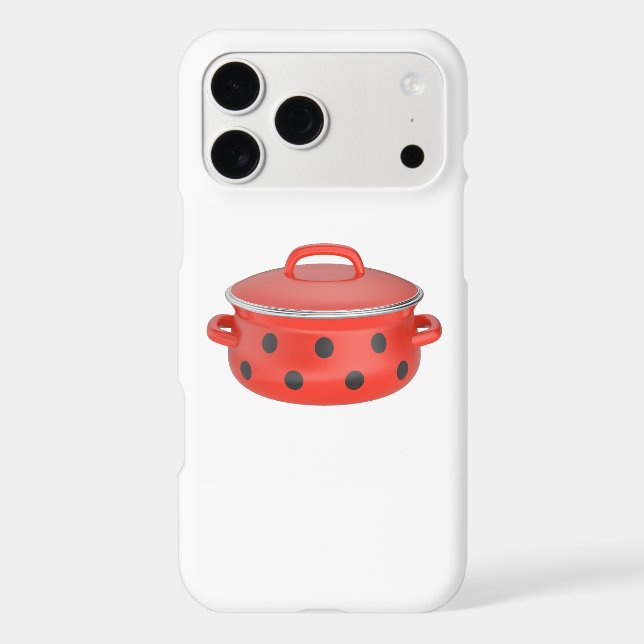 Red enamel cooking pot Case-Mate iPhone case (Back)