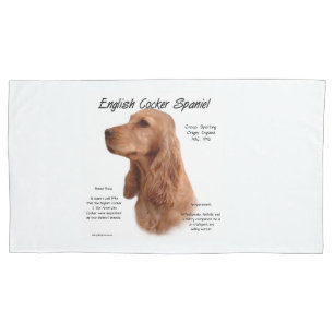 Red English Cocker Spaniel History  Pillow Case