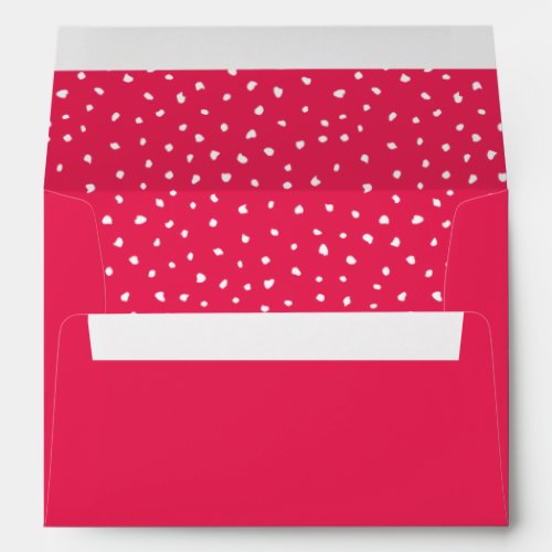 Red Envelope Merry Christmas Envelope White Dots