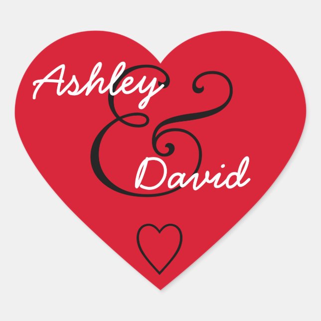 Red Envelope Seal Wedding V2 (Front)