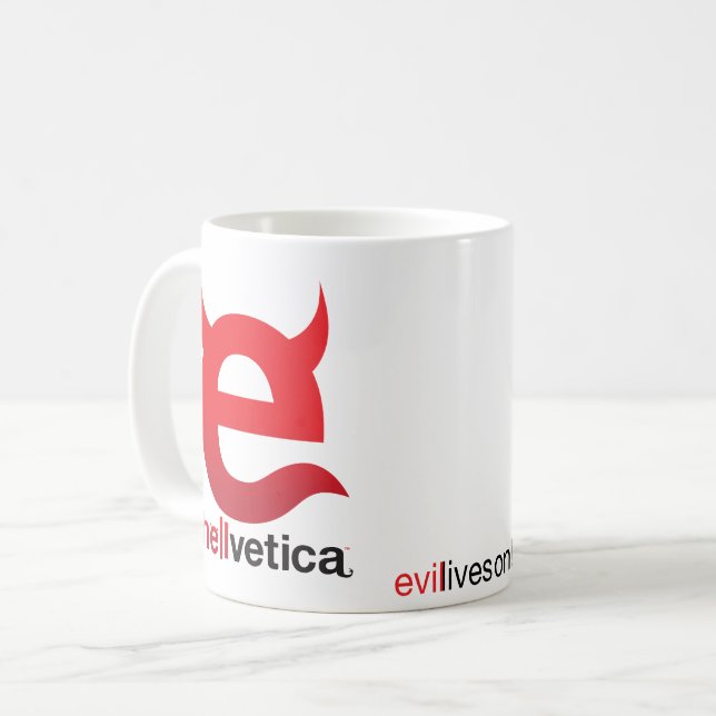 Red Evil “e” – Classice Coffee Mug (Front Left)