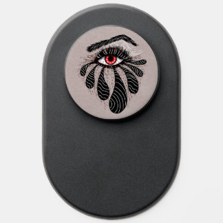 Red Eye Black Tears Gothic PopSocket