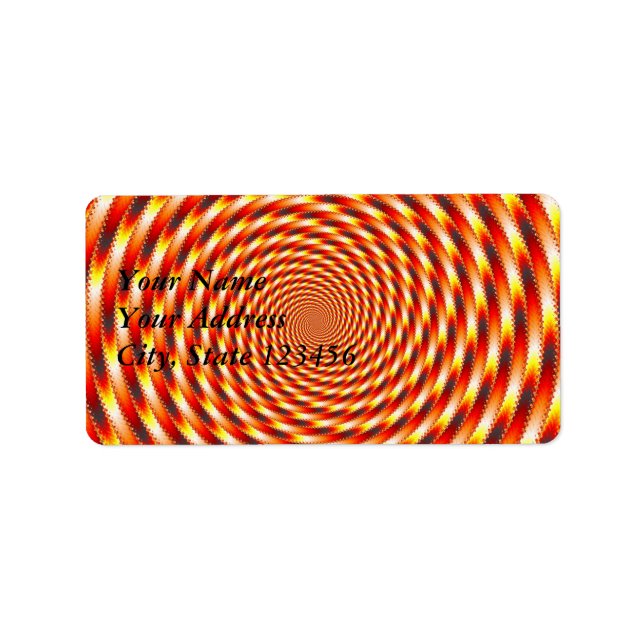 Red Eye - Fractal Label (Front)