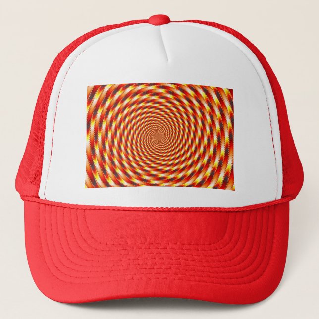 Red Eye - Fractal Trucker Hat (Front)