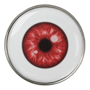 Red Eye Funny Golf Ball Marker