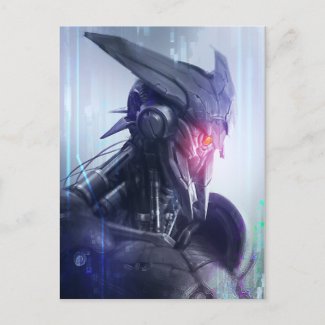 Red-Eye: Menacing Sci-Fi Dystopian Assasin Droid