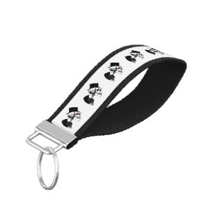 Red Eye Skeleton Wrist Keychain
