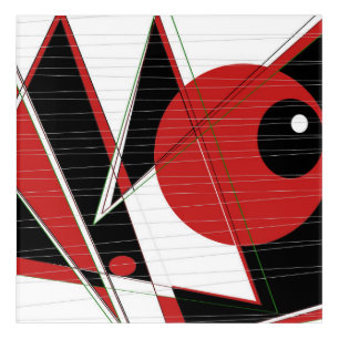 Red Eye Watching Acrylic Wall Art