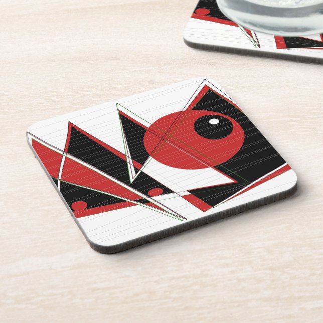 Red Eye Watching Coaster (Left Side)