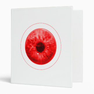 Red Eyeball jGibney The MUSEUM Zazzle Gifts Binder