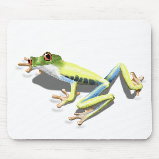 Red Eyed Frog Mouse Pad (Front)