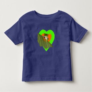 Red Eyed Gaudí Frog Toddler T-shirt