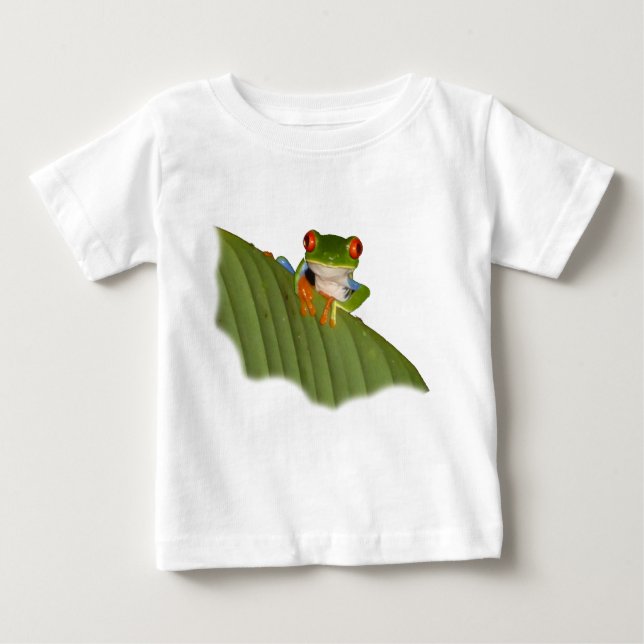 Red Eyed Gaudy Frog Baby T-shirt (Front)
