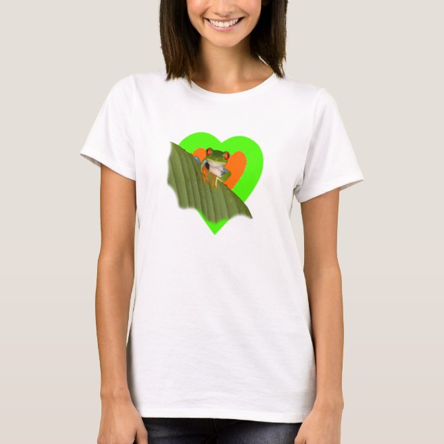 Red Eyed Gaudy Frog Toddler Sleeve T-shirt (Front)