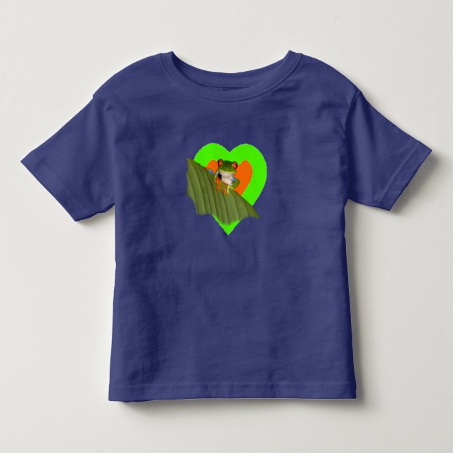 Red Eyed Gaudy Frog Toddler T-shirt (Front)