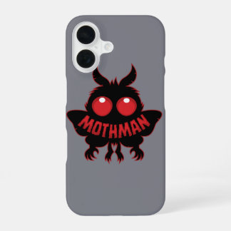 Red-Eyed Mystery Mothman Silhouette iPhone 16 Case