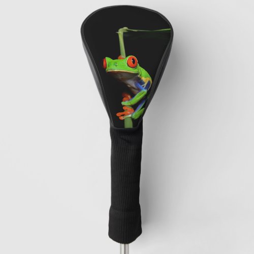 Red Eyed Painted Frog Golf Head Cover