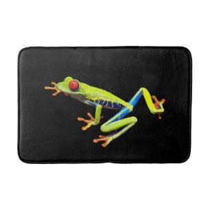 Red Eyed Painted Tree Frog Bath Mat