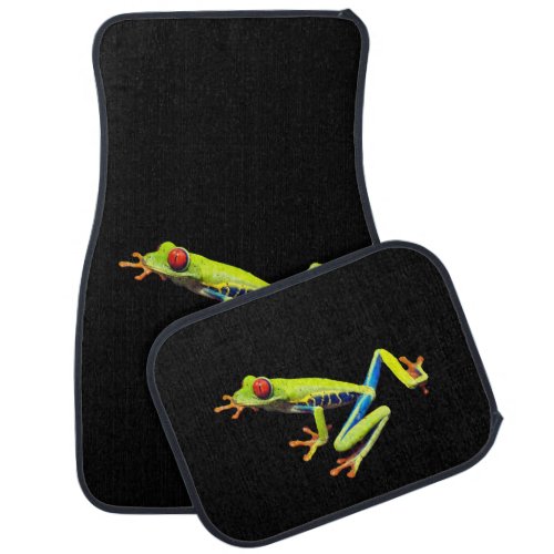 Red Eyed Painted Tree Frog  Car Floor Mat