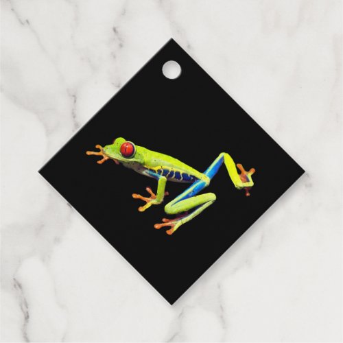 Red Eyed Painted Tree Frog  Favor Tags