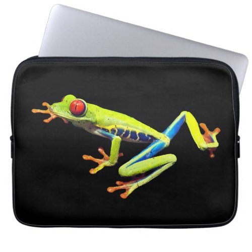 Red Eyed Painted Tree Frog  Laptop Sleeve
