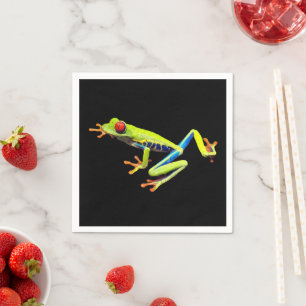 Red Eyed Painted Tree Frog Napkins