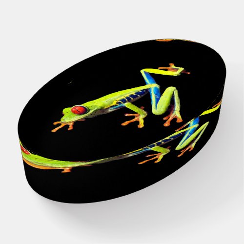 Red Eyed Painted Tree Frog  Paperweight
