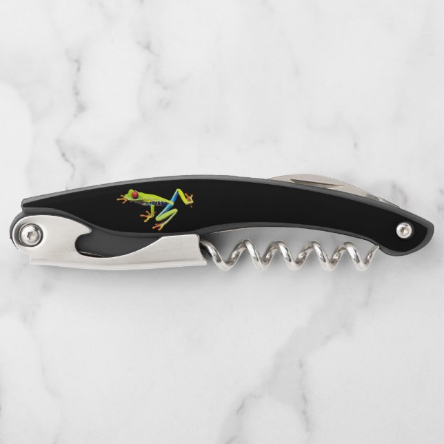 Red Eyed Painted Tree Frog  Waiter's Corkscrew (Front)