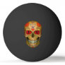 Red  Eyed Sugar Skull Zombie Undead Ping Pong Ball