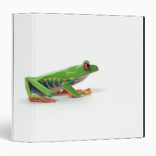 Red eyed tree frog 3 ring binder