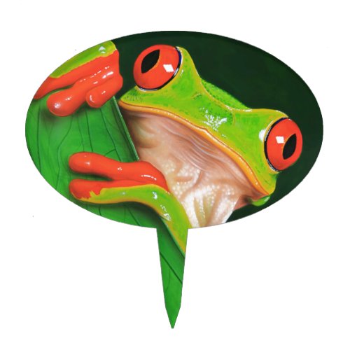 Red Eyed Tree Frog Cake Topper