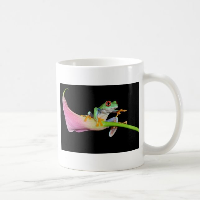 red eyed tree frog coffee mug (Right)