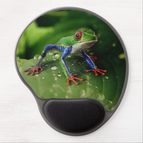 Red eyed tree frog gel mouse pad