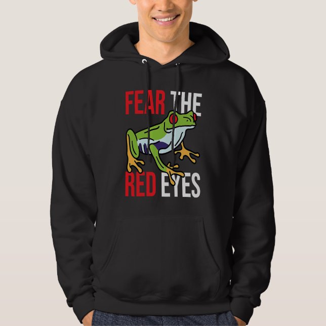 Red Eyed Tree Frog Hoodie (Front)