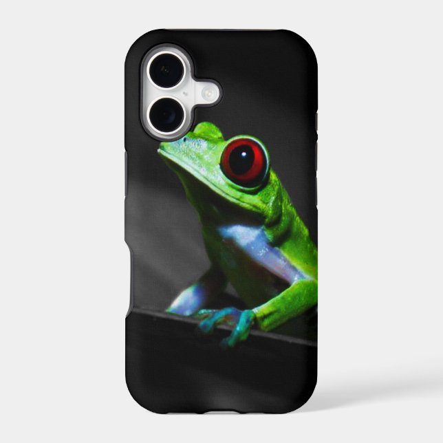Red Eyed Tree Frog III Iphone Case (Back)