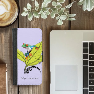 Red Eyed Tree Frog iPhone 8/7 Wallet Case