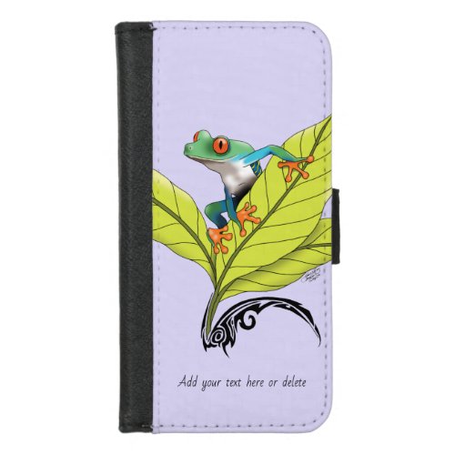 Red Eyed Tree Frog iPhone 87 Wallet Case