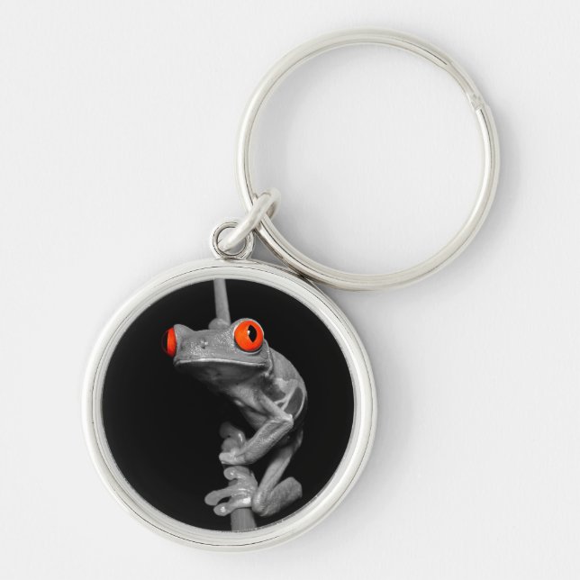 Red Eyed Tree Frog Keychain (Front)