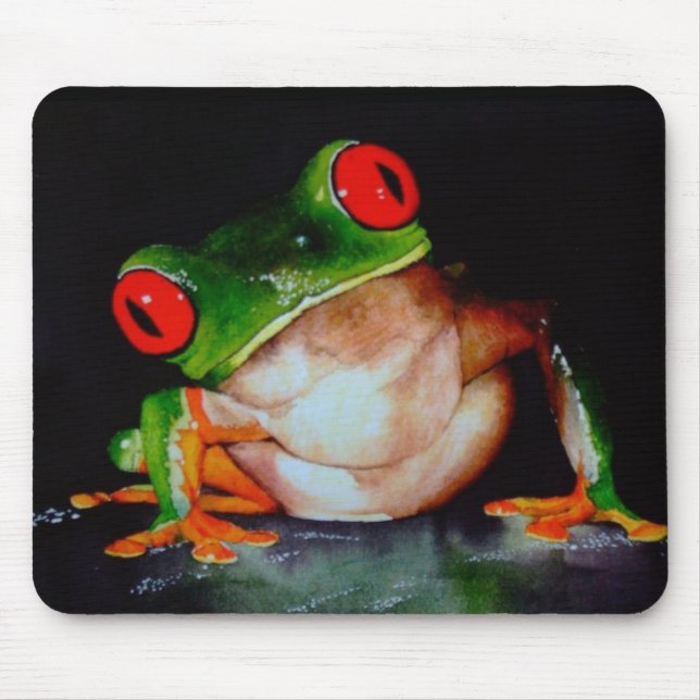 Red-eyed Tree Frog Mouse Pad (Front)