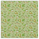 Red Eyed Tree Frog Pattern Fabric