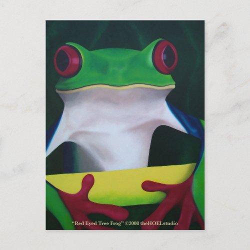 Red Eyed Tree Frog Postcard