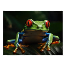 Red eyed tree frog