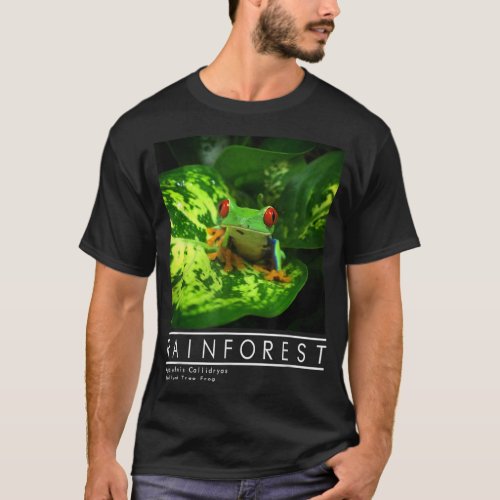 Red Eyed Tree Frog Rainforest Amphibian T_Shirt