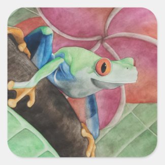 Red-Eyed Tree Frog sticker