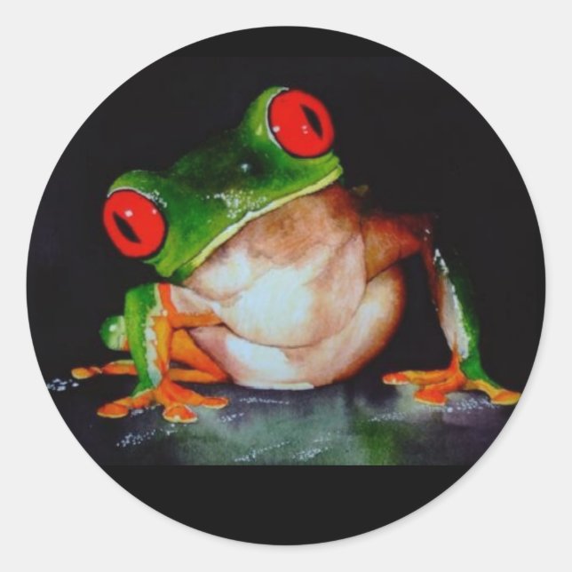 Red-eyed Tree Frog Stickers (Front)
