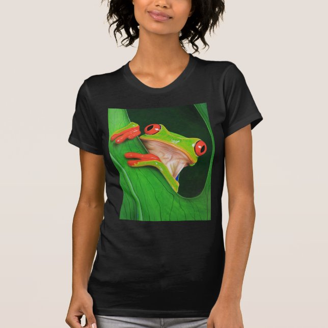 Red Eyed Tree Frog T-Shirt (Front)